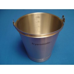 Stainless Steel Pail/Bucket with Footer