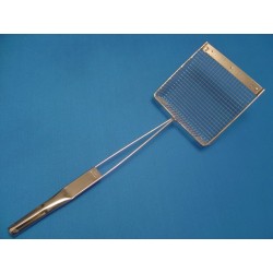 FISH BATTER SCOOP SHOVEL STAINLESS STEEL COARSE MESH 8 CHIP SHOP