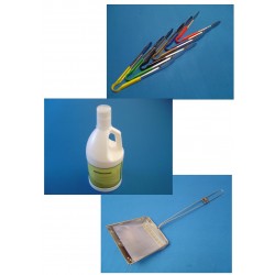 Offer, DryWhite, 80 Mesh, 3 Tongs